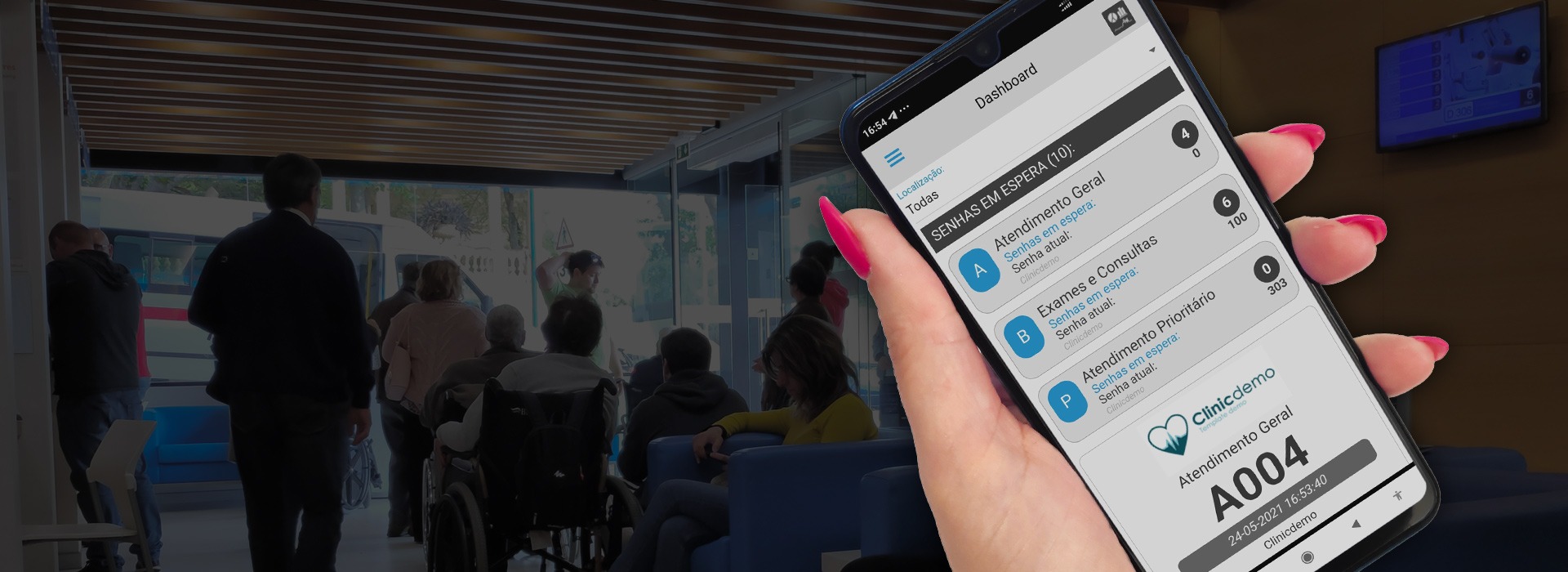 Mobile APP, simple, comfortable and in real time!